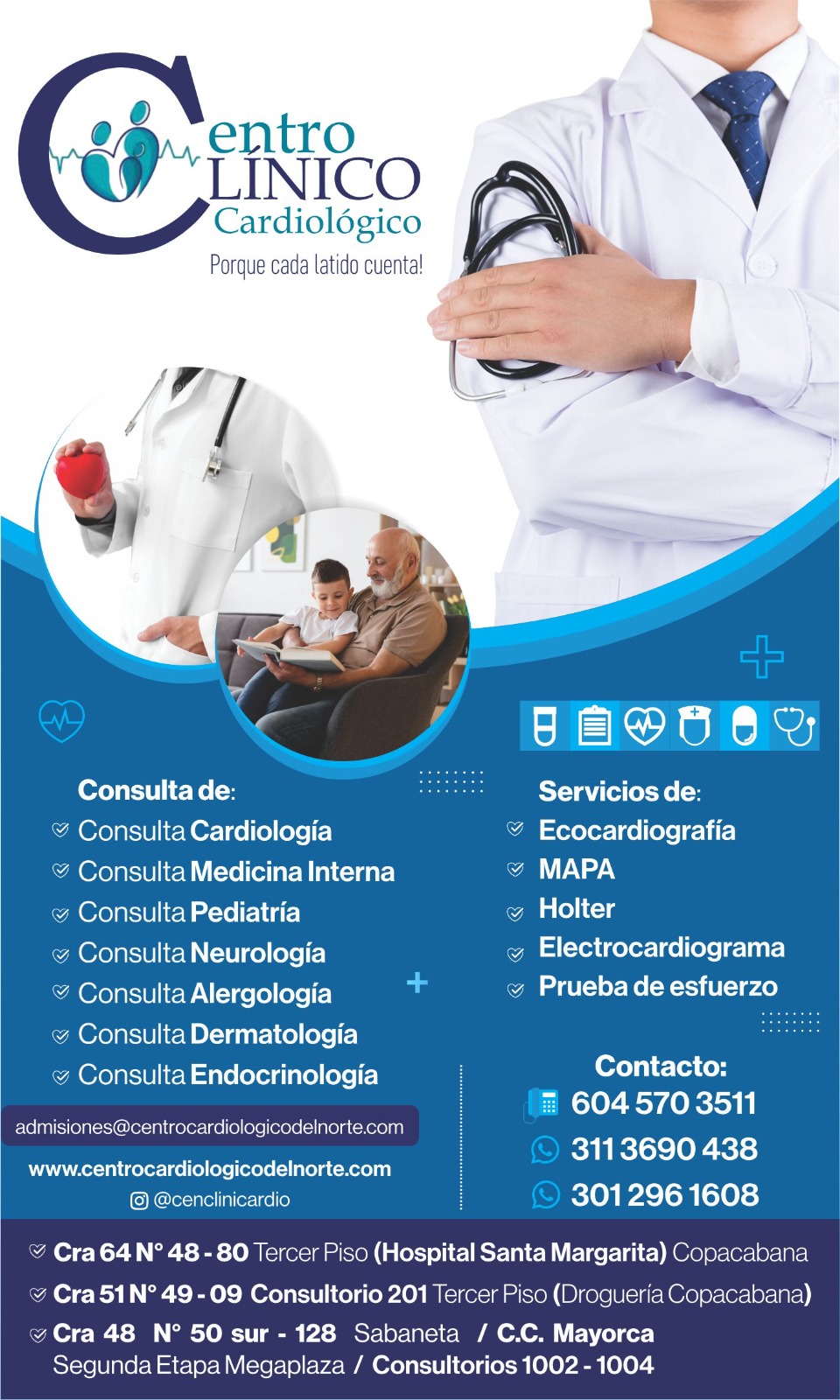 Institucion que presta servicios de examenes en cardiologia